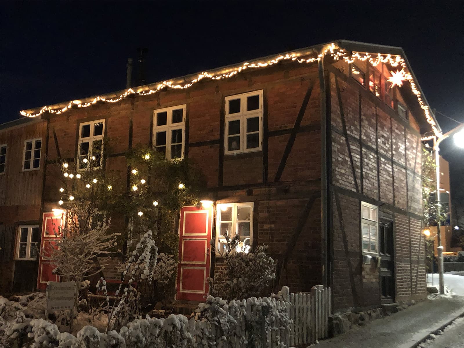 Kutscherhaus zu Weihnachten
